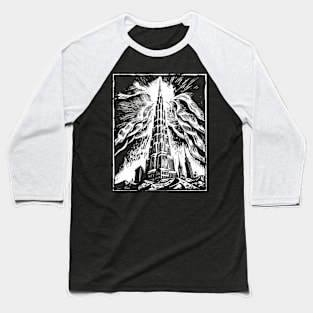 Burj Khalifa Baseball T-Shirt